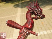 【已售】藏品紫檀龍頭二胡-驕陽似火-3212